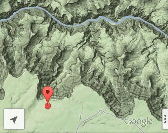 режим топографии в Google Maps