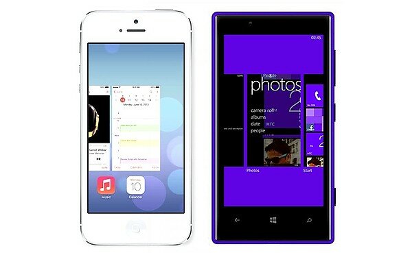 iOS 7 и Windows Phone 8