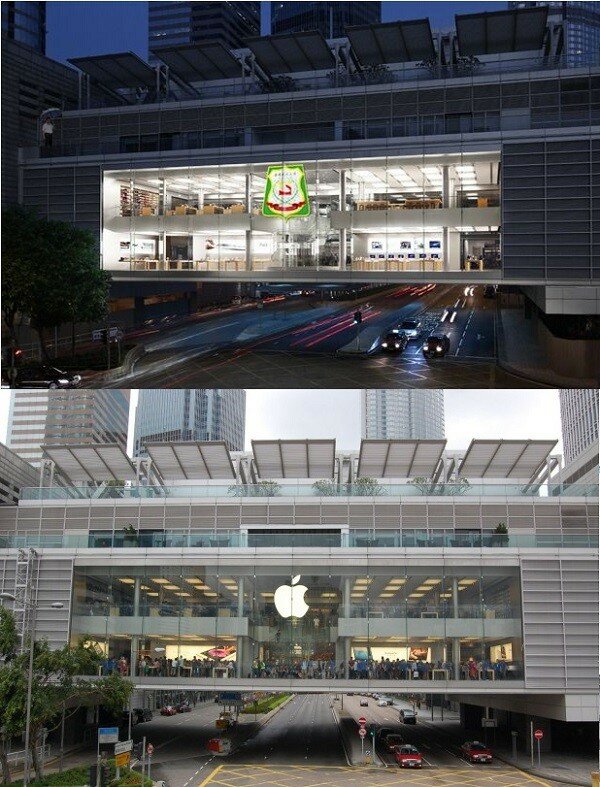 Apple Store как здание фальшивого университета