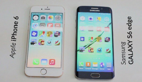 iPhone 6 против Samsung Galaxy S6